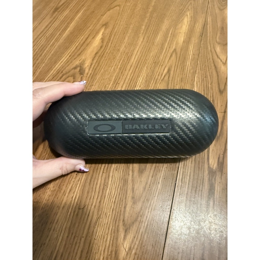 Oakley Carbon Fiber Hard Case Torpedo Clam Shell Glasses Sunglasses CASE ONLY